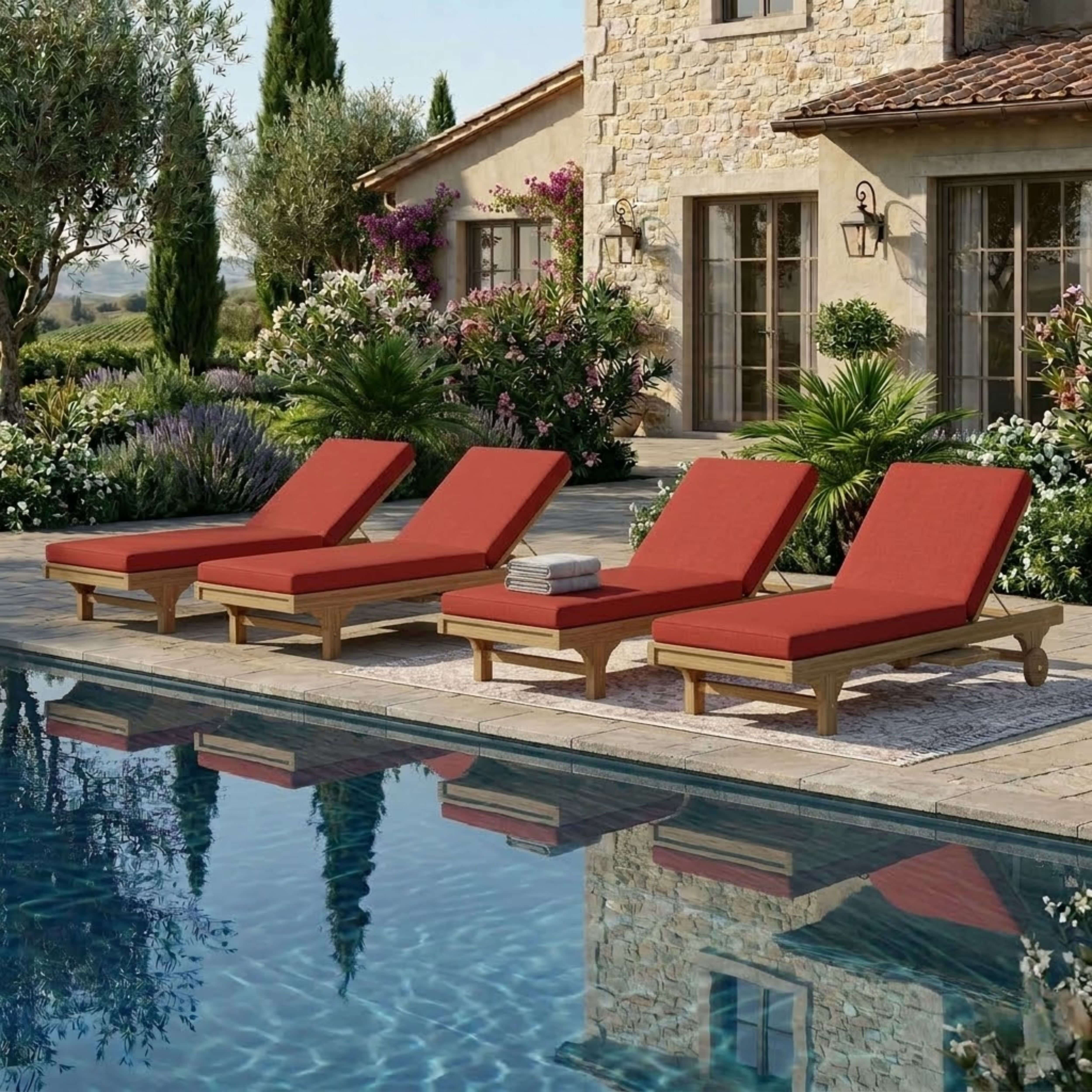 The Complete Guide to Teak Furniture for Poolside & Wet Outdoor Areas